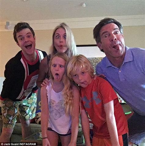 Learn about zoe grace quaid: Dennis Quaid's son Jack posts photo posing with his dad ...