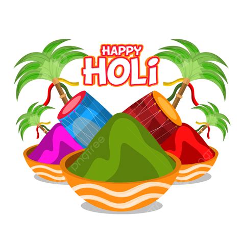 Holi Festival Color Png Picture Colorful Happy Holi For Color Festival