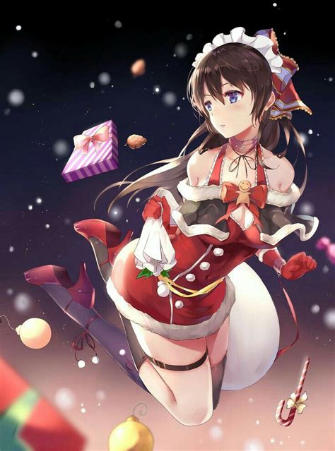 Anime Girl Christmas Pfp