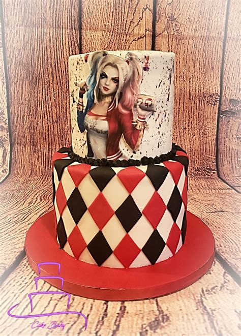 Harley Quinn Tv Series The Joker Edible Cake Topper Image Abpid54493