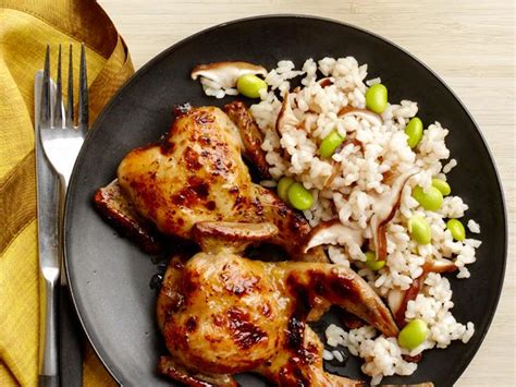 Grilled Quail With Miso Recipe | Food Network Kitchen ...
