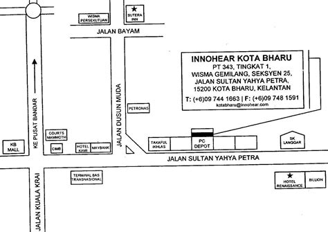 Peta Zoom Jalan Kuala Krai Parlimen Kota Bharu P021 Exit Kota