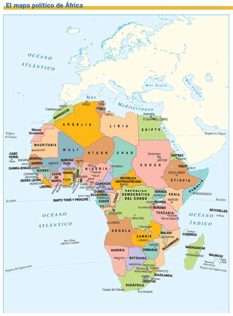 Mapas De África Jugando Y Aprendiendo