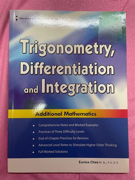 Amath Trigonometry Differentiation And Integration Practice Hobbies