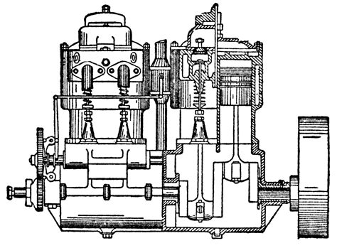Gas Engine Internal Combustion Engine Clipart Etc
