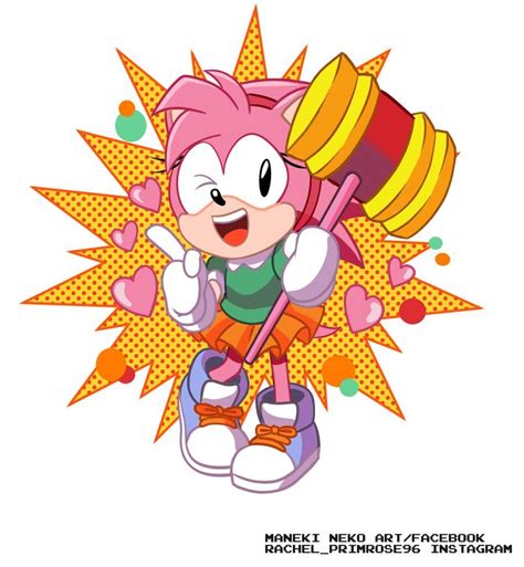 Amy Rose Classic By Primrose Rachel On Deviantart In 2020 Amy Rose