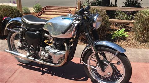 1957 Bsa A10 Cafe Racer For Sale Youtube