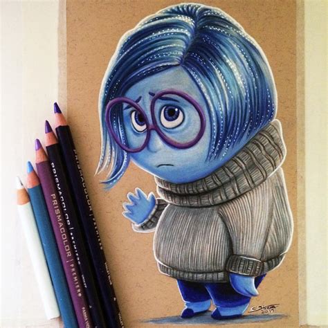 Sadness Drawing Inside Out Fan Art By Lethalchris On Deviantart