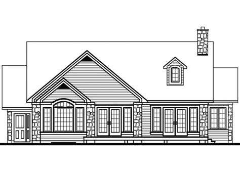 Lake Front Plan 2037 Square Feet 4 Bedrooms 2 Bathrooms 034 00031