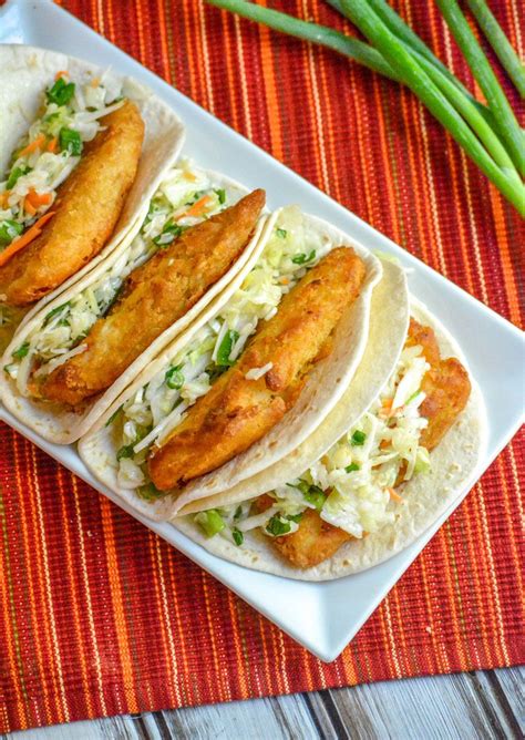 They're incredibly simple to make, and i promise they will please. Beer-Battered Fish Tacos with Cilantro Slaw - 4 Sons 'R ...