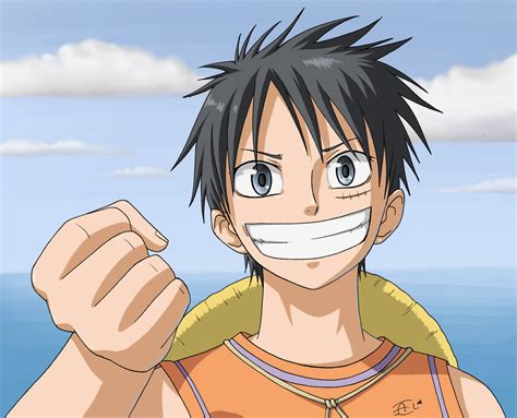 Monkey D Luffy by TheBlackCat0 on DeviantArt