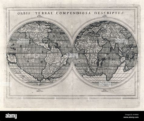 Mercator World Map 1587 Fotos Und Bildmaterial In Hoher Auflösung Alamy