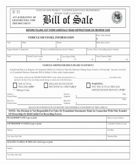 Printable Massachusetts Bill Of Sale Template Word In 2021 Bill Of