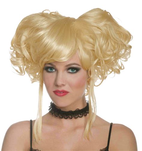 Sexy Blonde Curly Pigtails Gothic Burlesque Cosplay Costume Wig Ebay