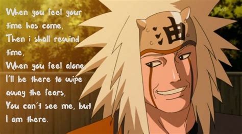 An Anime Character With Long White Hair And A Quote From The Movie Naruto