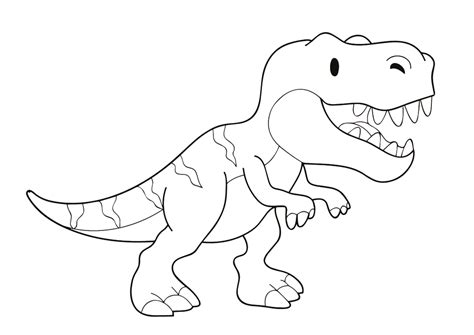 Use these images to quickly print coloring pages. T-Rex Colouring Page | Arty Crafty Kids