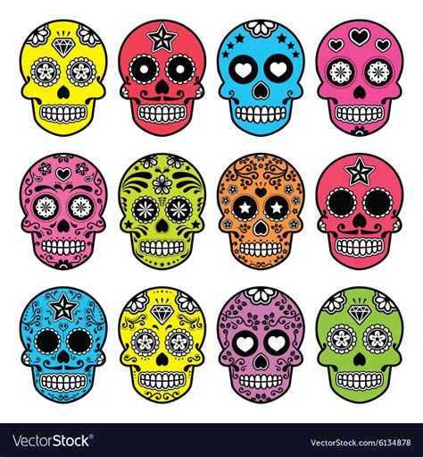 Altar De Muertos Sugar Skull Artwork Halloween Clipart Dia De Muertos