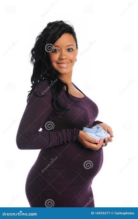 Young African American Pregnant Woman Stock Image Image Free Download