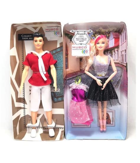 Barbie And Ken Couple Doll Set Red Multi Buy Barbie And Ken