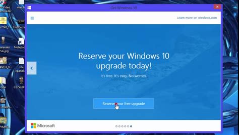 How To Reserve Your Free Upgrade To Windows 10 Right Now Youtube