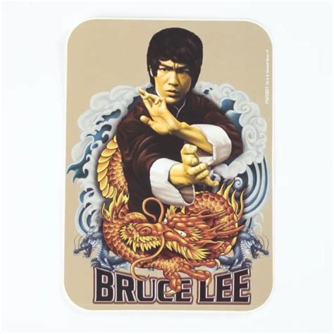 Bruce Lee Logo Official Vinyl Sticker £099 Picclick Uk