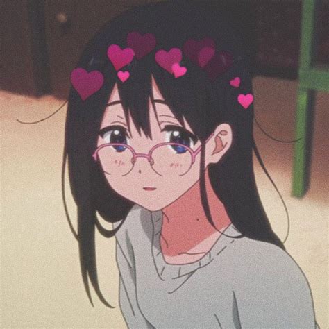 See more ideas about anime, anime icons, black anime characters. Aesthetic Black Hair Anime Girl Icon