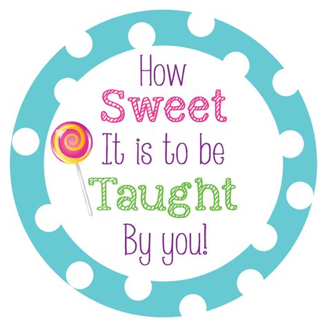 Teacher Appreciation Quotes With Candy Quotesgram