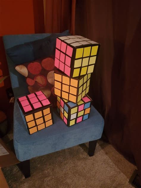 Made These Rubik Cubes As Centerpieces In 2022 Rubiks Cube Cube
