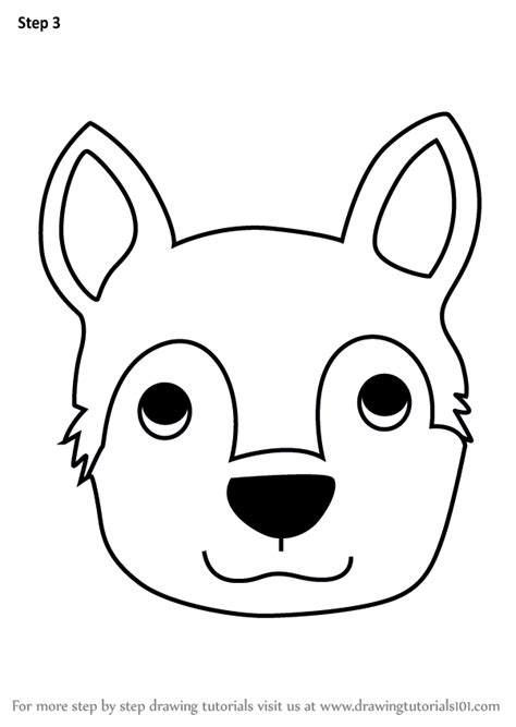 Simply said, cubism involves looking at something from more than one point of view. Learn How to Draw a Husky Dog Face for Kids (Animal Faces ...