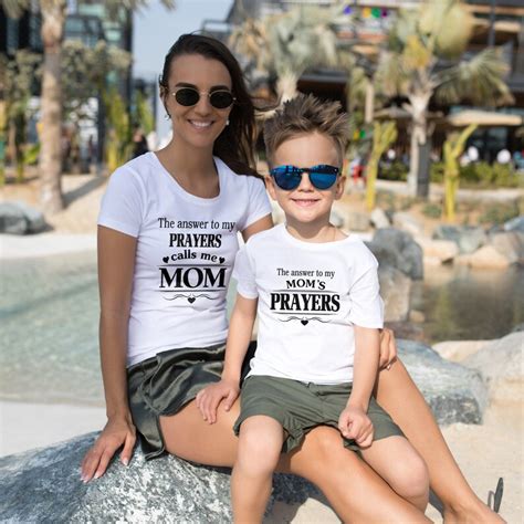 Mommy And Me Outfit Matching Mother And Son Outfit Matching Etsy