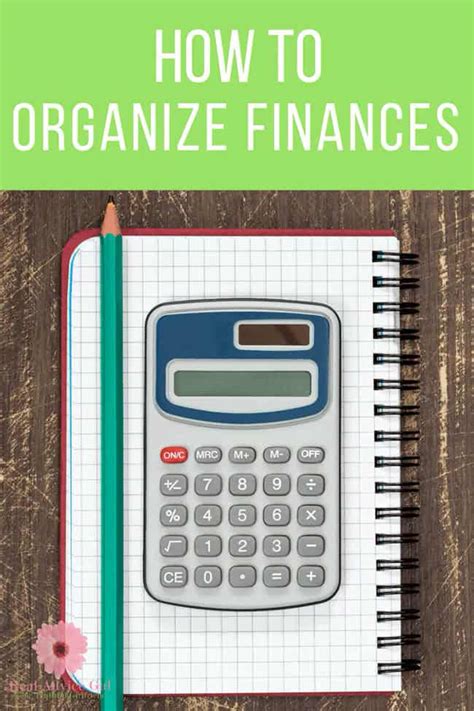 How To Organize Finances Real Advice Gal