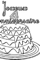 Coloriage de 4 Ans en Ligne Gratuit à imprimer