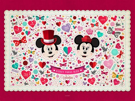 30 Magical Disney Valentines Background Images Free Download