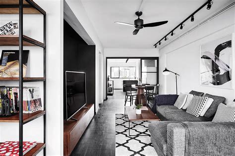 A Chic Black And White Resale Flat Lookbox Living