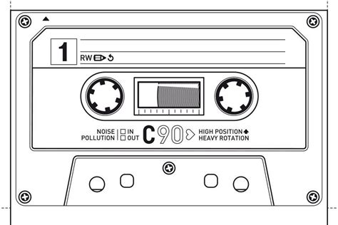 Cassette Tape Box Template Database