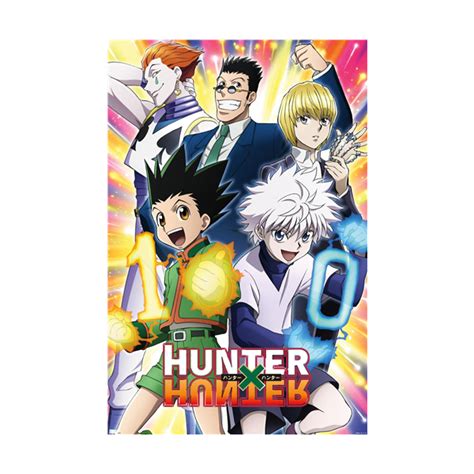 Hunter X Hunter Manga Anime Tv Show Poster Key Art Running Size 24