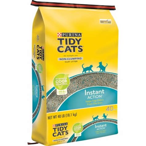 Tidy Cats Instant Action Non Clumping Multi Cat Litter 40 Lb Kroger