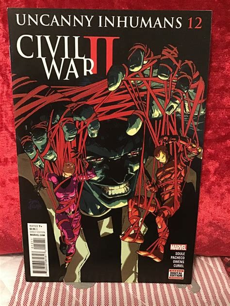 Uncanny Inhumans 12 2016 Marvel Comics Civil War Ii Carlos Pacheco