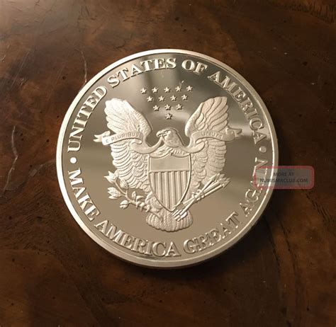 This limited edition gold plated trump 2020 coin is available now! Donald Trump Silver Eagle Coin Make America Great Again 45th President D03