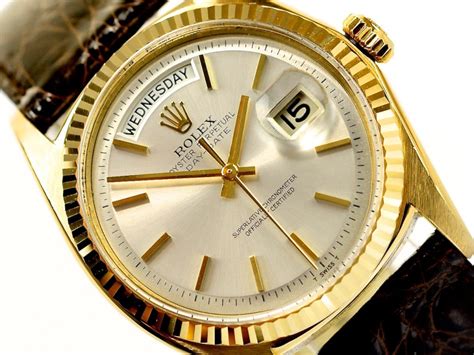 Rolex Oyster Perpetual Day Date K Sorry Now Sold Vintage Gold Watches