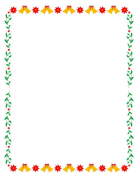 Printable Christmas Border Paper