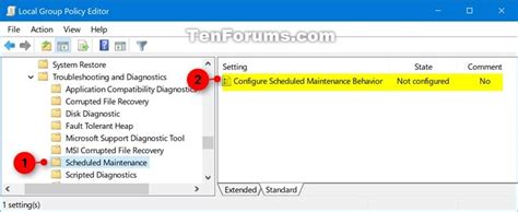 Enable Or Disable Scheduled System Maintenance In Windows Tutorials