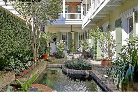 New Orleans Backyard Style French Courtyard Courtyard Pool Courtyard