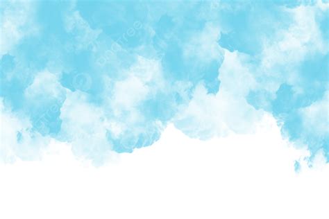 Blue Cloudy Sky Isolated On Transparent Background Cloudy Blue Sky