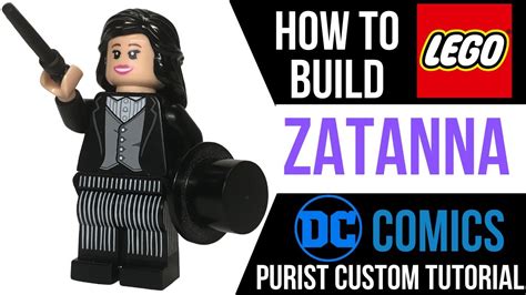 How To Build Lego Zatanna From Dc Comics As A Custom Minifig Youtube