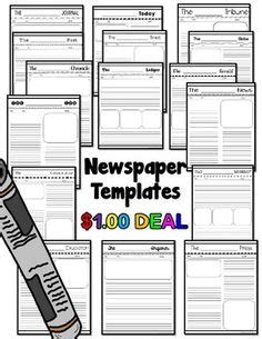 There are a lot of printable newspaper templates to be downloaded and used for the designing purpose and the students who are doing a research on. blank newspaper template for kids printable | Homework Help | Pinterest | Newspaper article ...