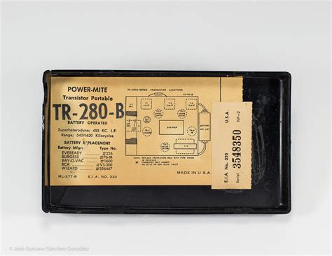 Power Mite Trav Ler Tr 280 B Circa 1959 Made In Usa By Flickr