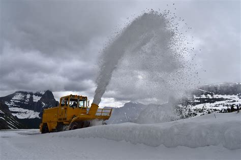 Road Crews Are Clearing Final Snow Drifts In Glacier National Park Mtpr