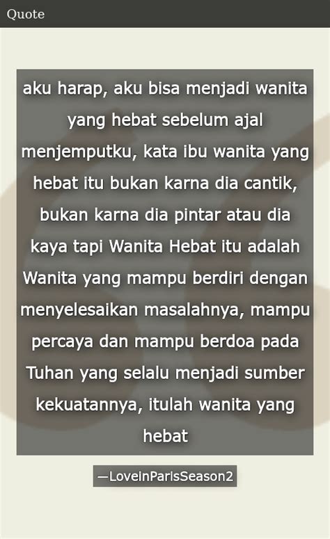 Hal itu membuat pria paruh baya tersebut jatuh. Kata Kata Wanita Hebat Kumpulan Gambar Kata Kata