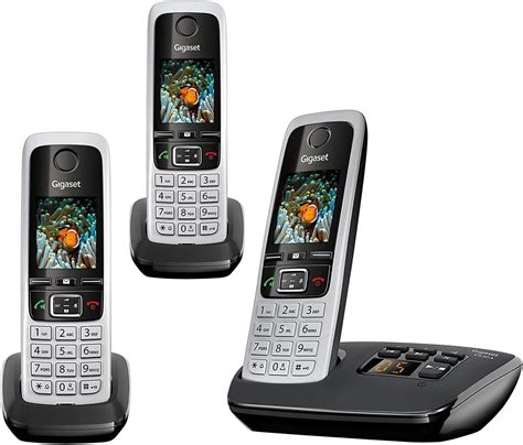 Gigaset C630a Trio Premium Cordless Home Phone With Answer Machine